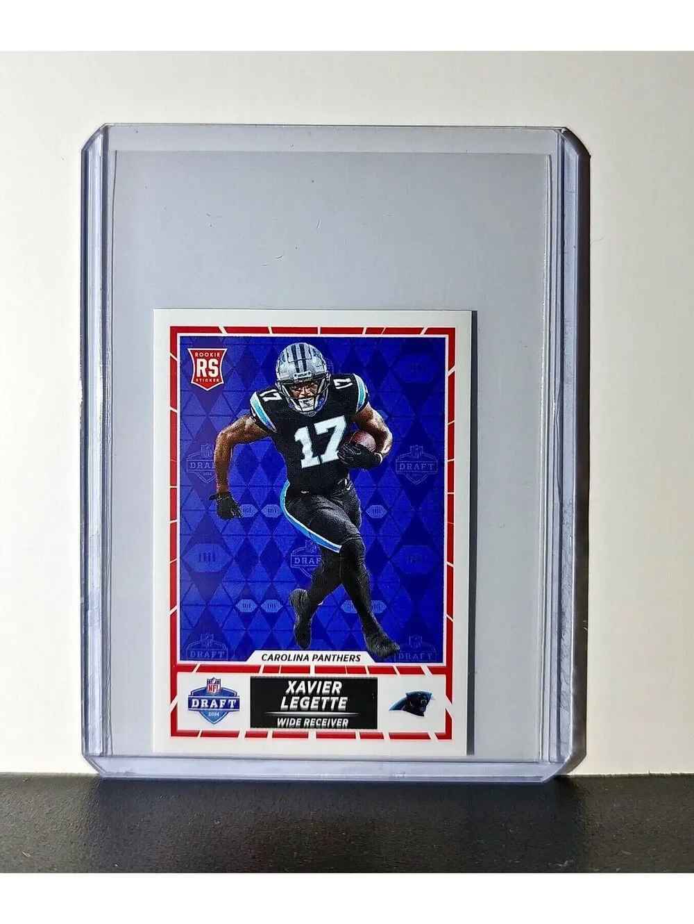 Xavier Legette Rookie 2024 Panini NFL Sticker #558 NFL Draft Carolina Panthers